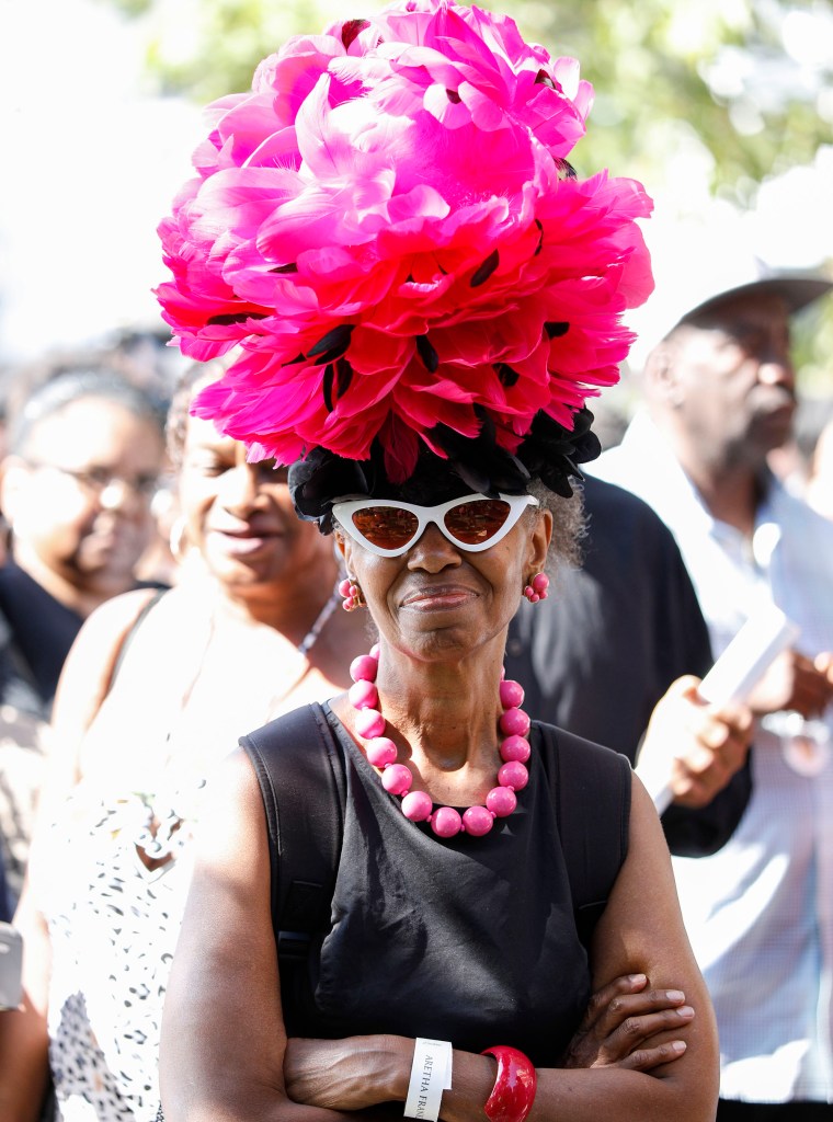 Soul Music Icon Aretha Franklin Honored During Her Funeral By Musicians And Dignitaries