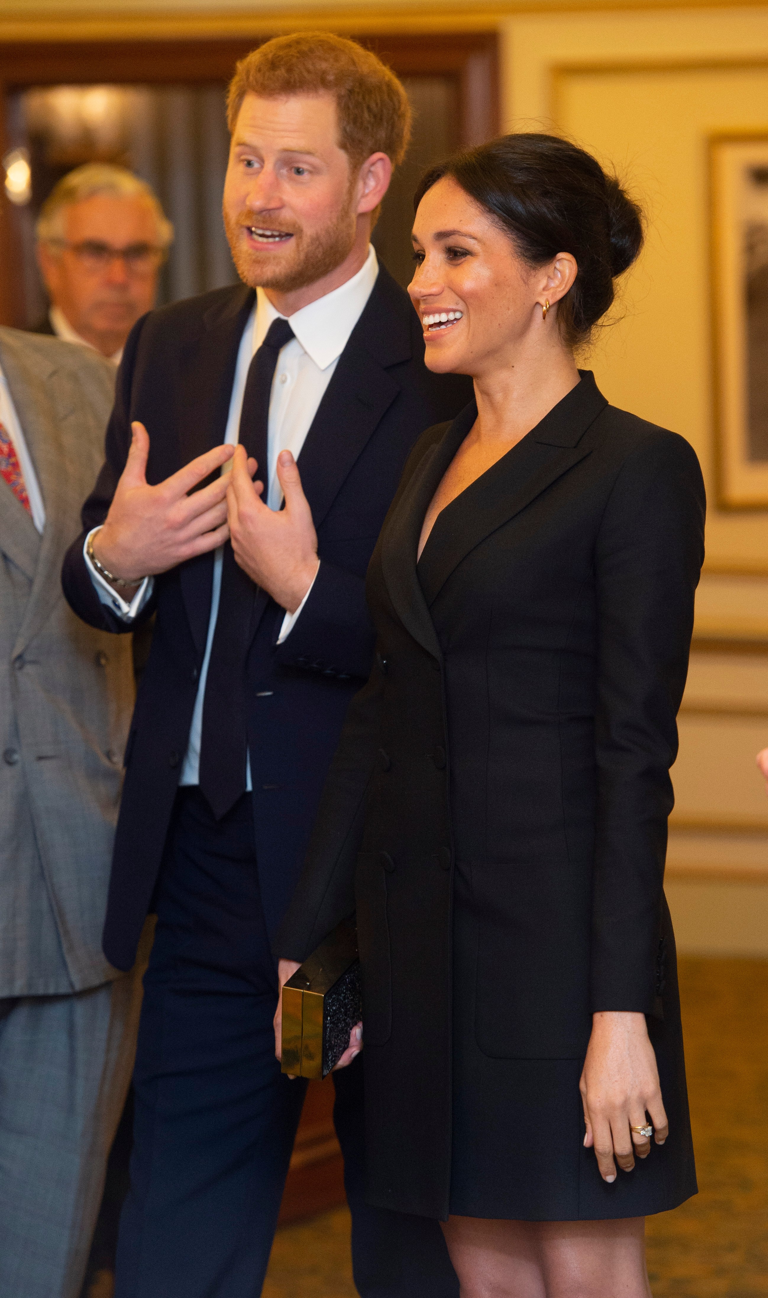 BRITAIN-US-ROYALS-THEATRE-CHARITY