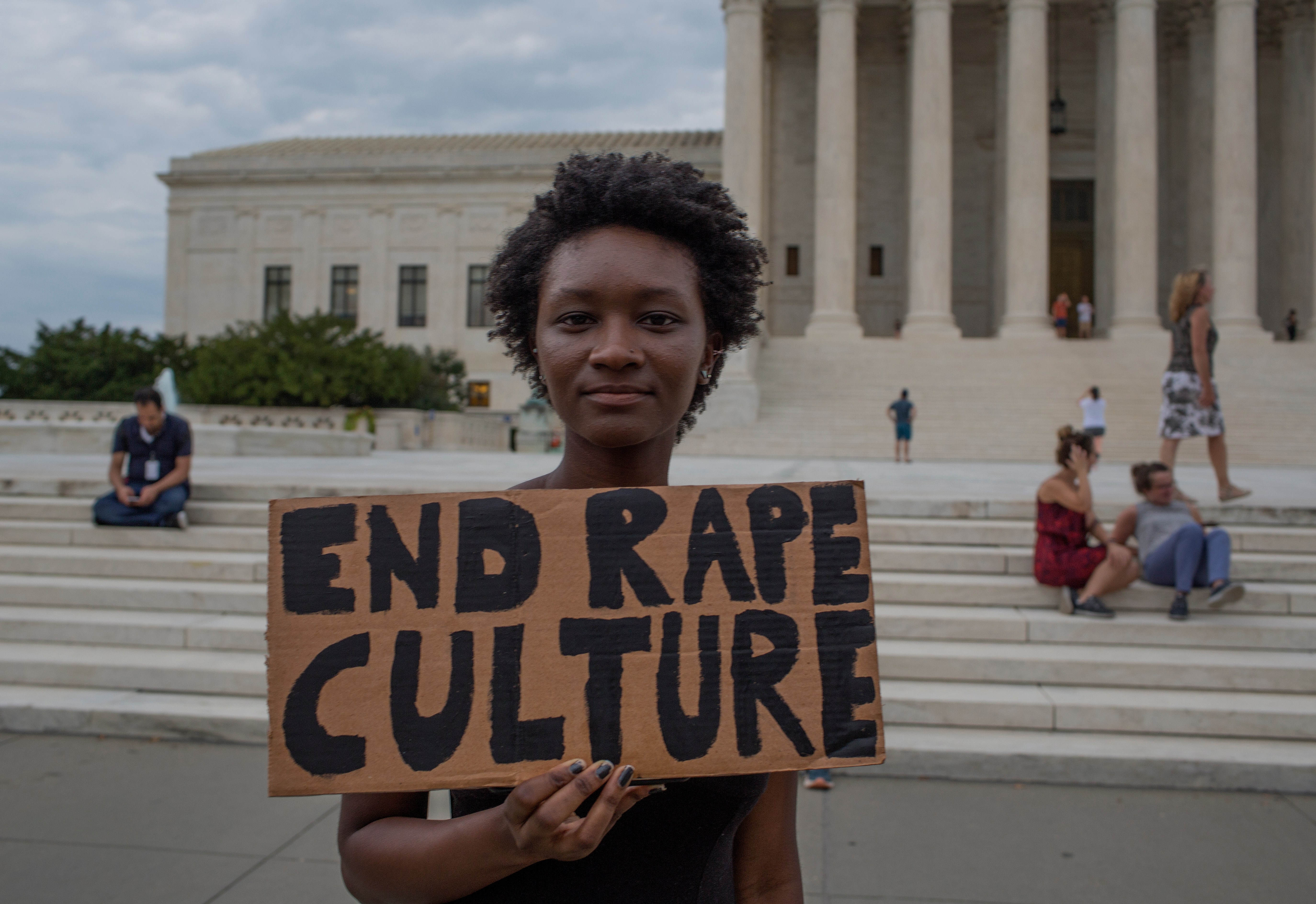 Protesting Kavanaugh's nomination to the Supreme Court