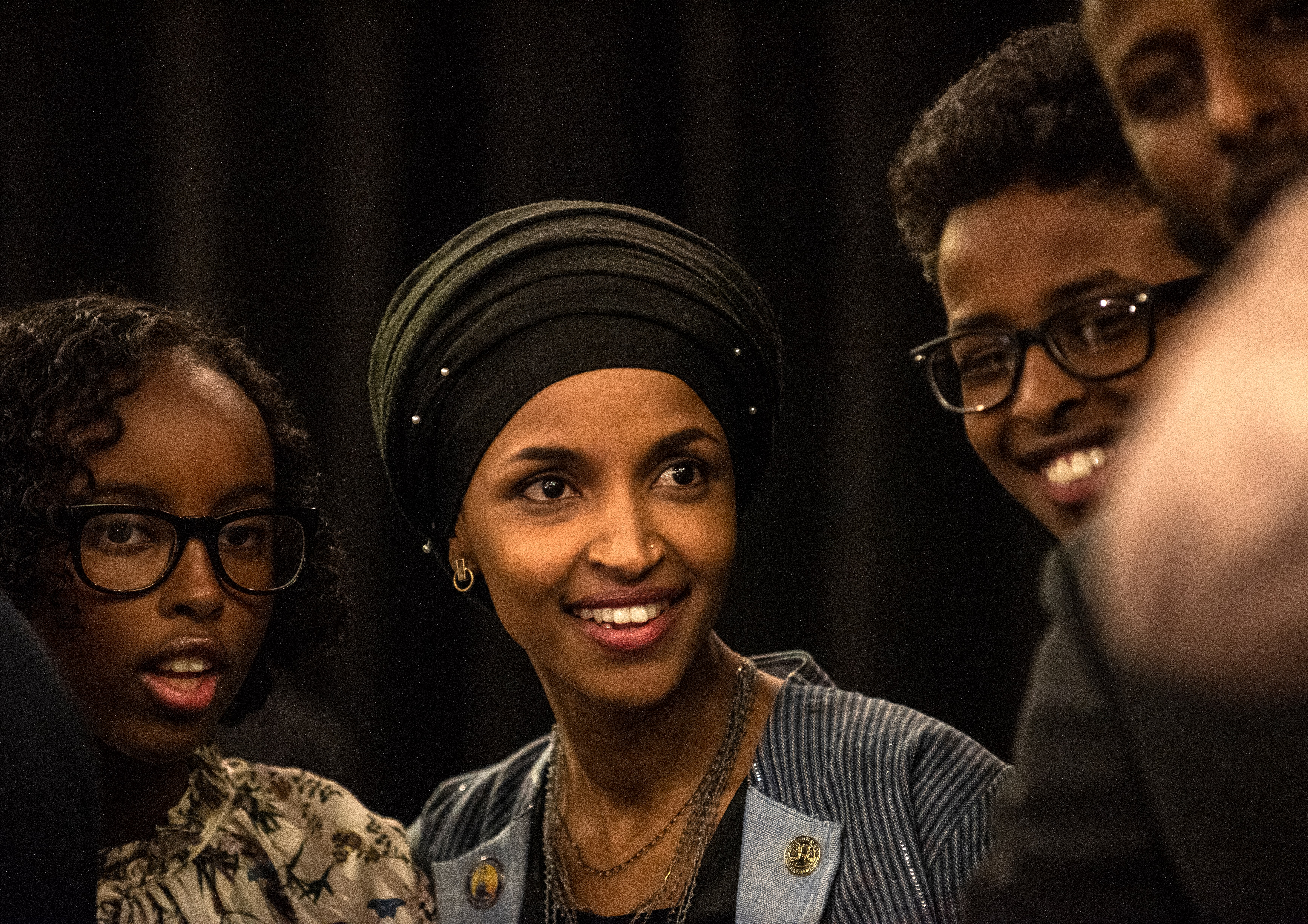 Minnesota Congressional Candidate Ilhan Omar Attends Election Night Event In Minneapolis