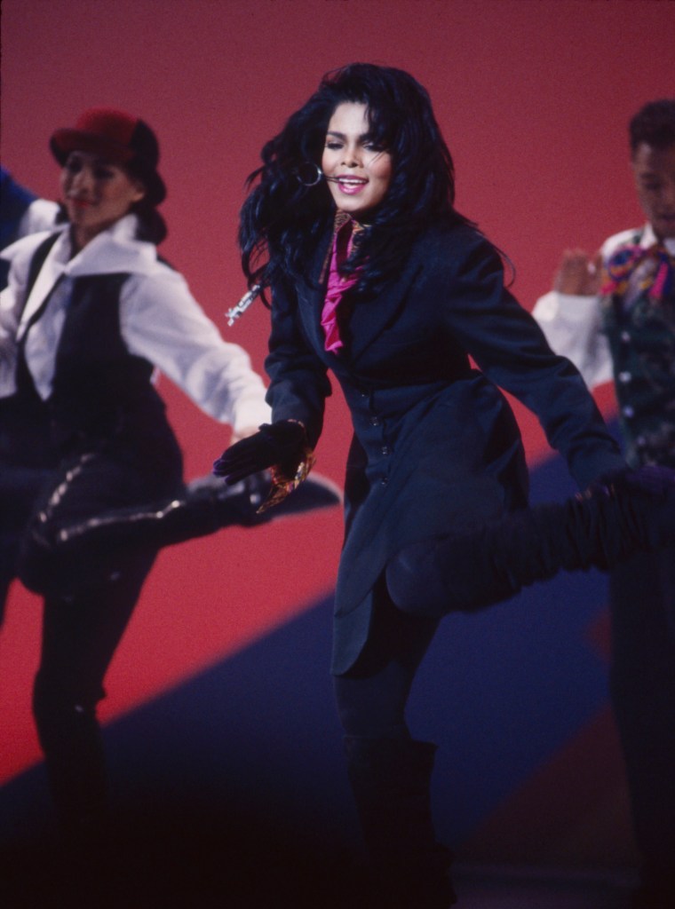Janet Jackson Performing On The 17th American Music Award