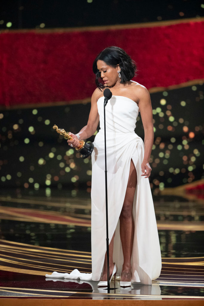 Regina King Accepts Oscar For Best Supporting Actress