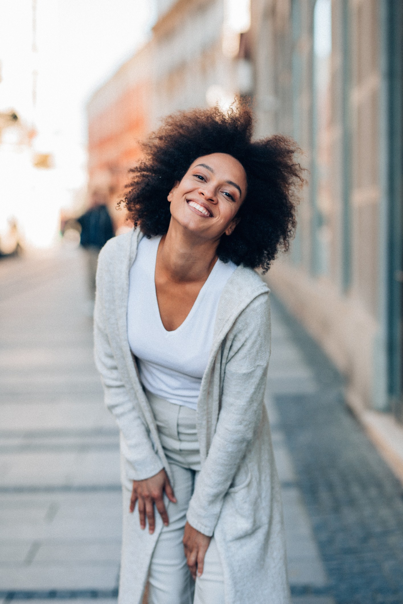 Young beautiful afro-american woman