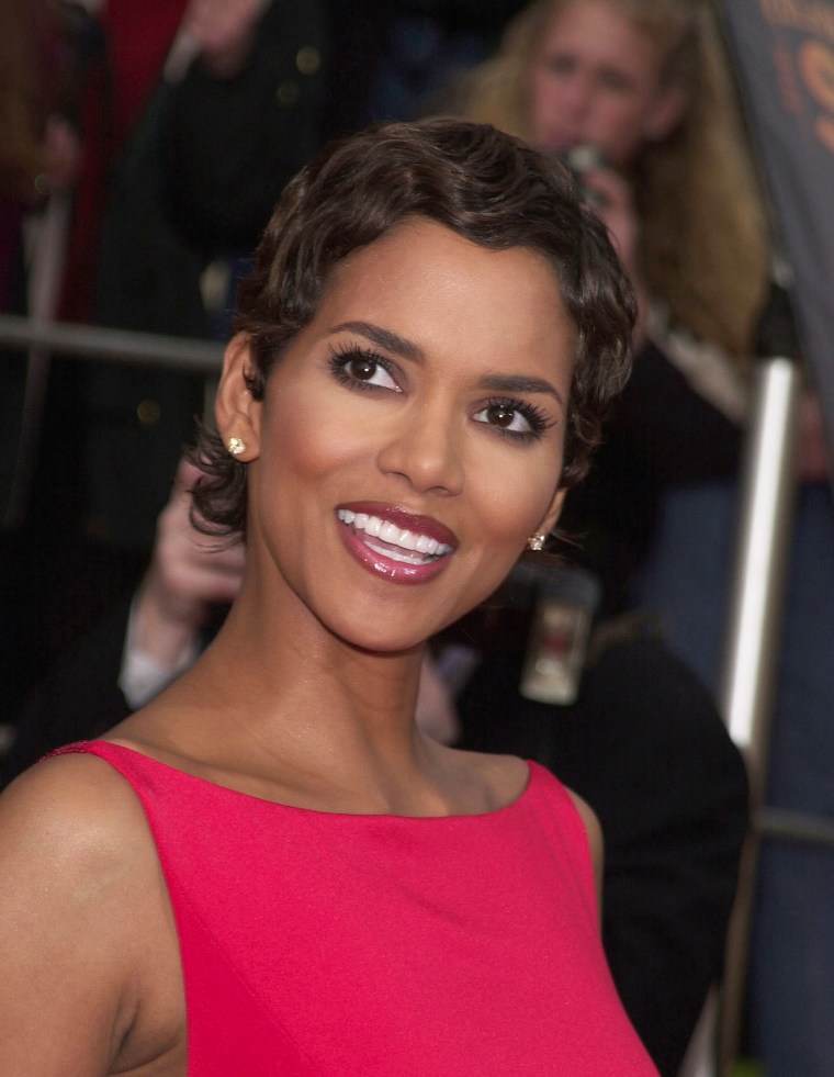 Black celebrity pixie cut