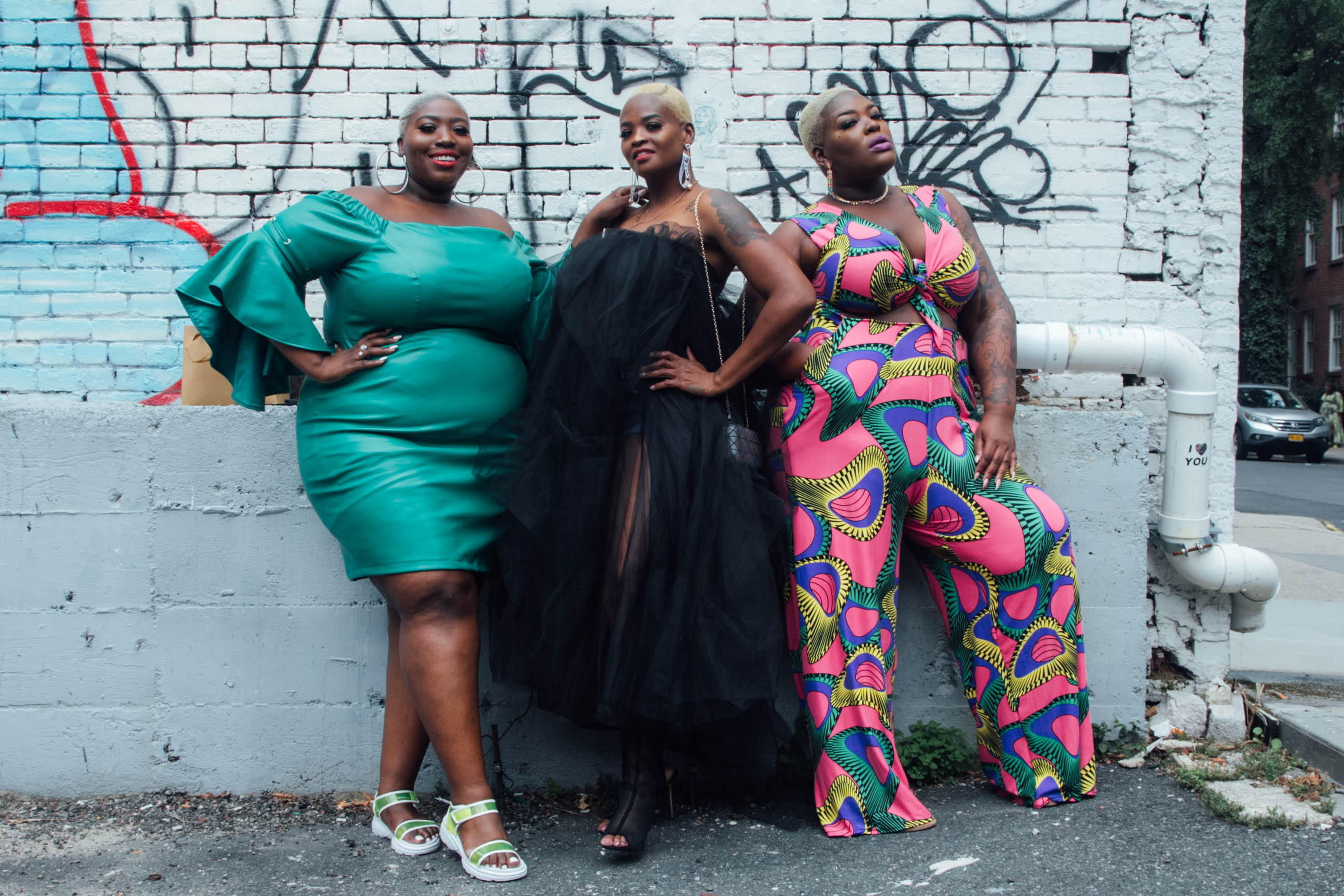 Queen Aysh, Tasha James, and Mo Mo