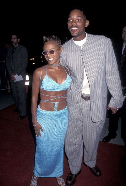 Will and Jada at the "Devil in a Blue Dress" Premiere