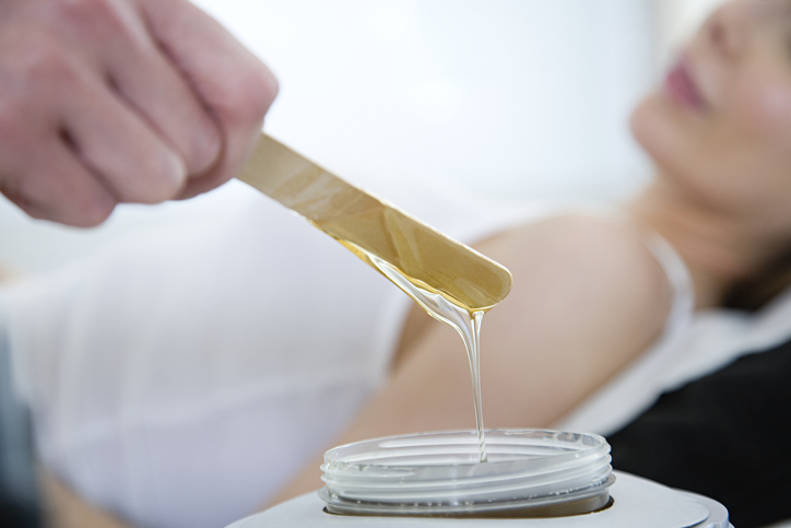 Hot wax treatment