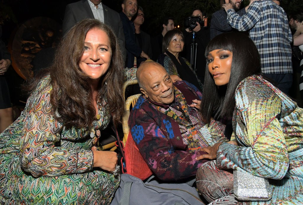 Quincy Jones, Angela Missoni, Luca Missoni And Richard Christiansen Celebrate The Release Of Missoni: The Great Italian Fashion