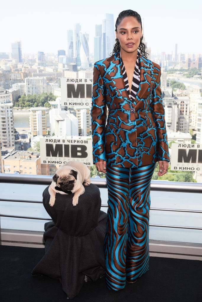 TESSA THOMPSON AT 2019 THE 'MEN IN BLACK INTERNATIONAL' PHOTOCALL