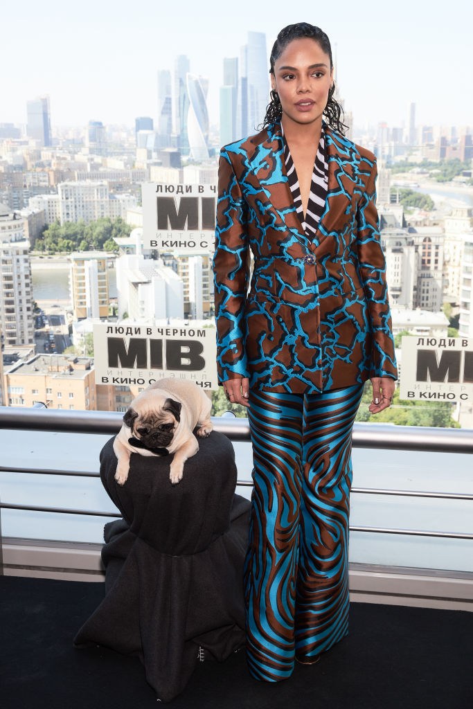 TESSA THOMPSON AT 2019 THE 'MEN IN BLACK INTERNATIONAL' PHOTOCALL