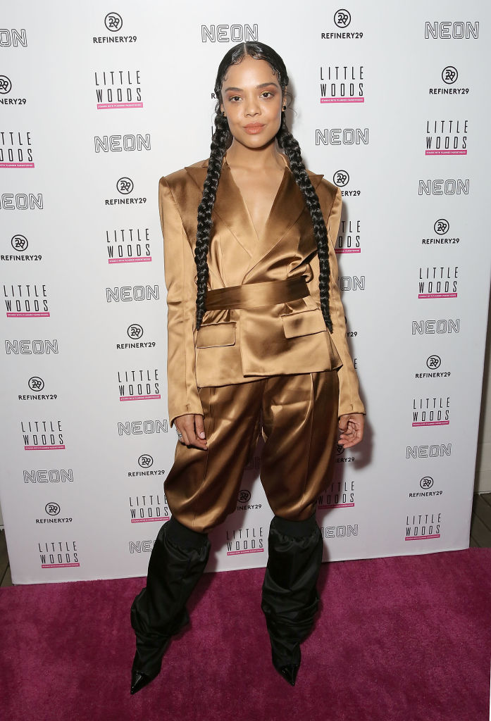 TEEA THOMPSON AT THE 2019 PREMIERE OF "LITTLE WOODS"