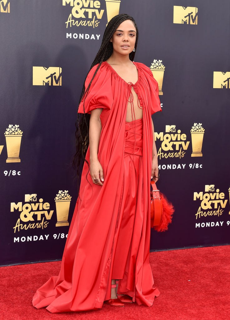 TESSA THOMPSON AT THE 2018 MTV MOVIE AND TV AWARDS