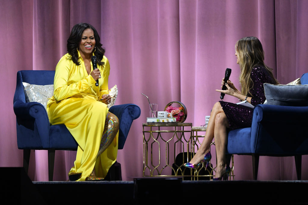 Michelle Obama Discusses Her New Book "Becoming" With Sarah Jessica Parker