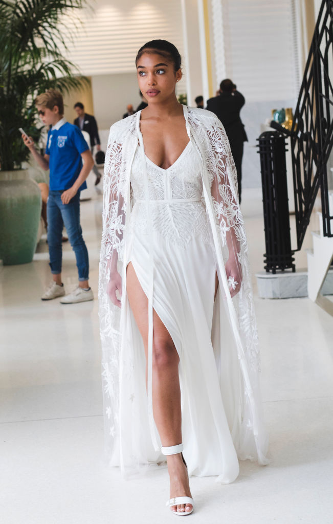LORI HARVEY AT THE 71ST CANNES FILM FESTIVAL, 2018