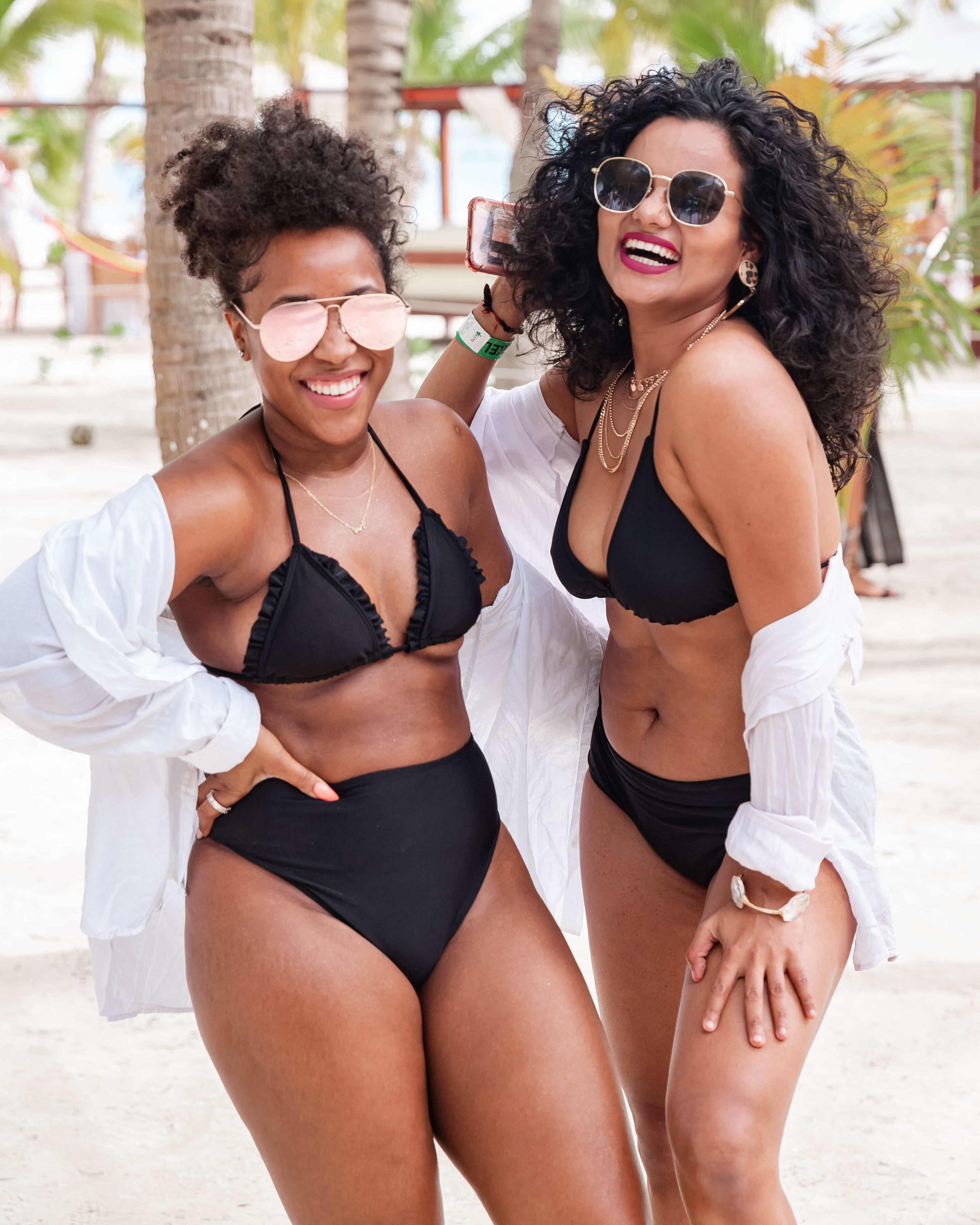 Mesha (meshacherie_) and Shalini (@shalinitin_srivastava)