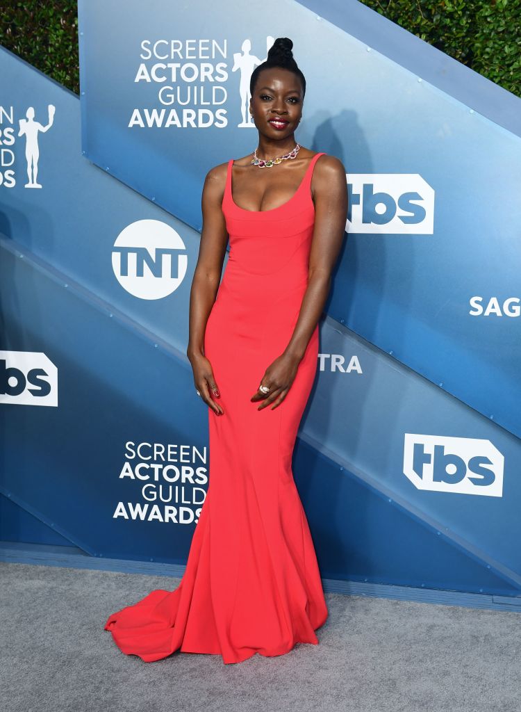 DANAI GURIRA AT THE 26TH ANNUAL SCREEN ACTORS GUILD AWARDS, 2020