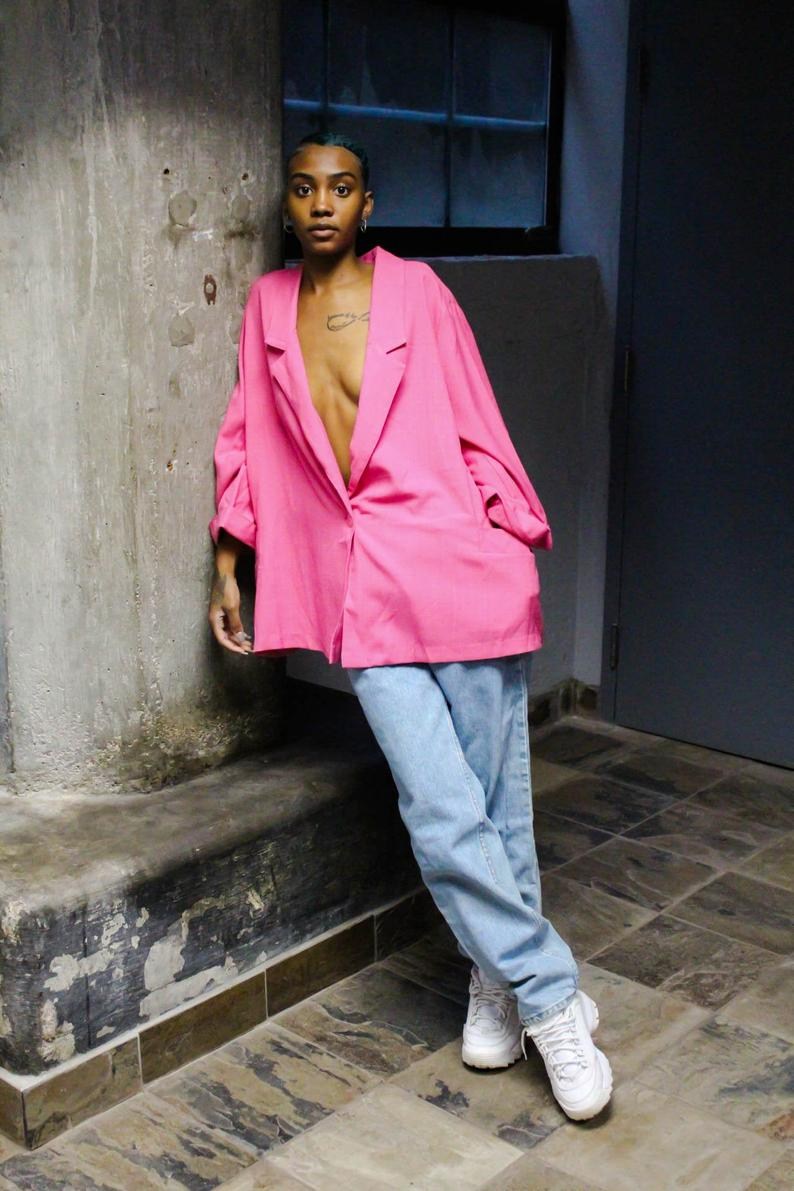 Pink Fyre Vintage Blazer