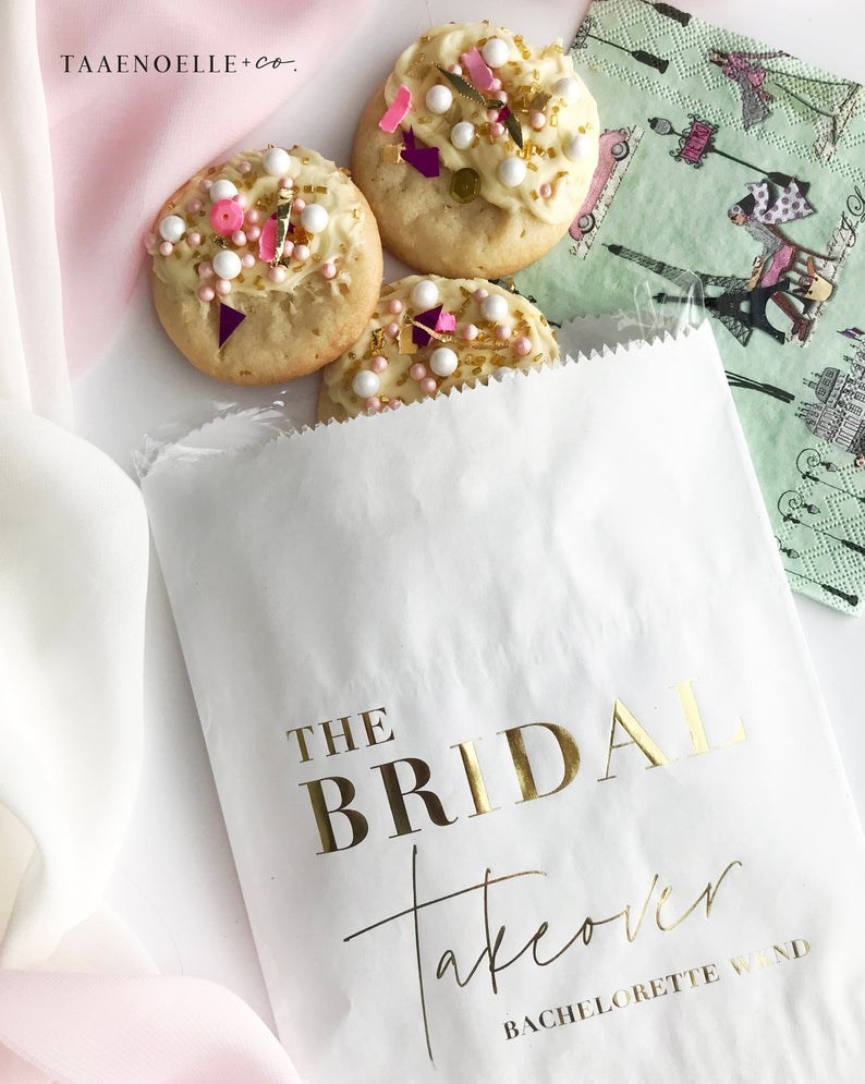 Wedding Treat Bags | Treat Bags | Bachelorette Gift Bag | Bachelorette Party | Party Favor Bags | Bridal Shower Gifts | Set of 10