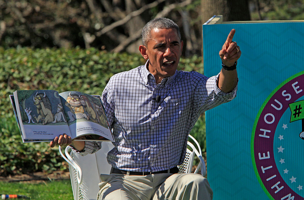 Obama Reading To The Children