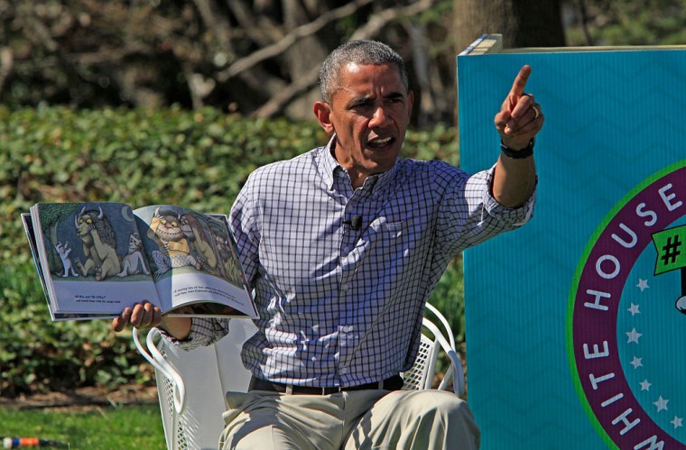 Obama Reading To The Children