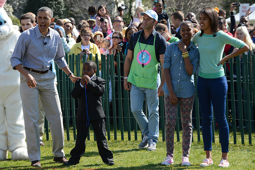 Obama and the girls