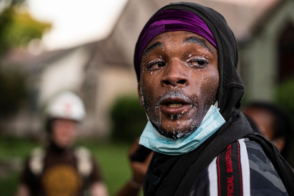 The third day of mourning and protesting and looting after the death of George Floyd in police custody