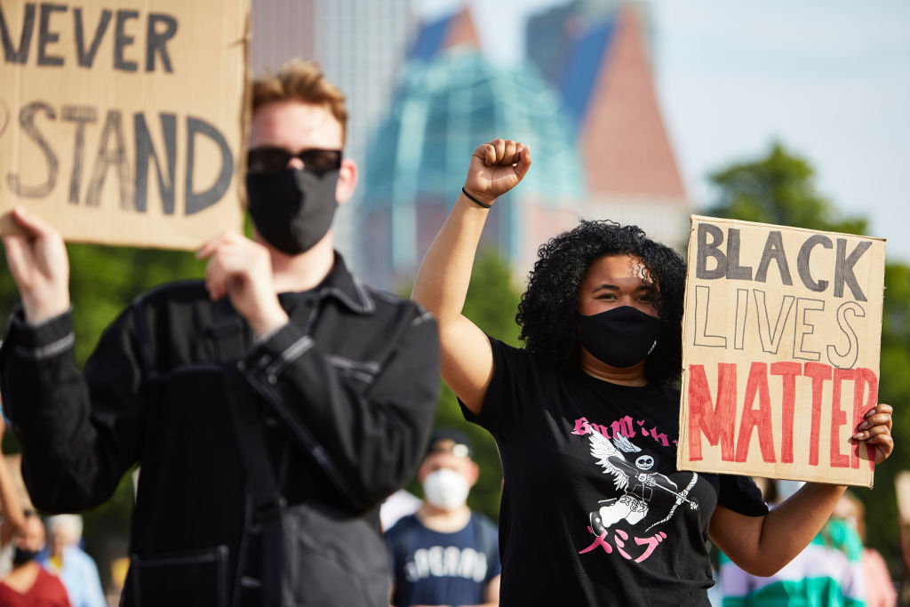 People Gather In The Hague To Rally Against Racism