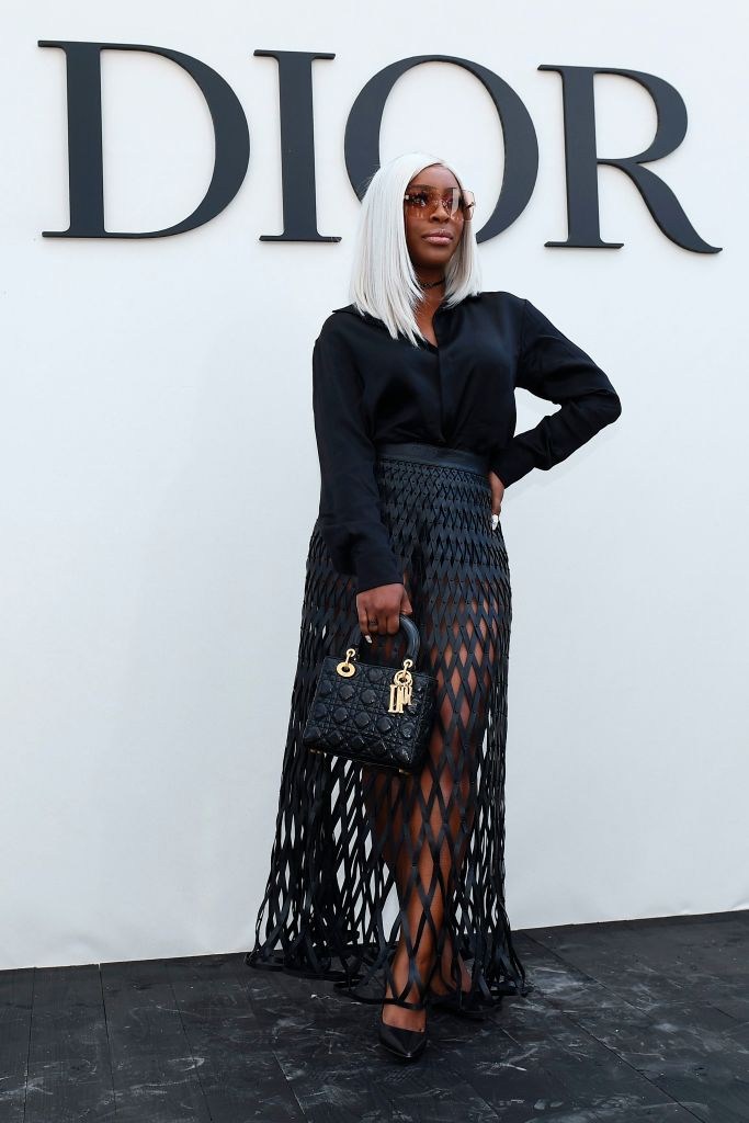 Jackie Aina at the Christina Dior SS19 Show, 2018
