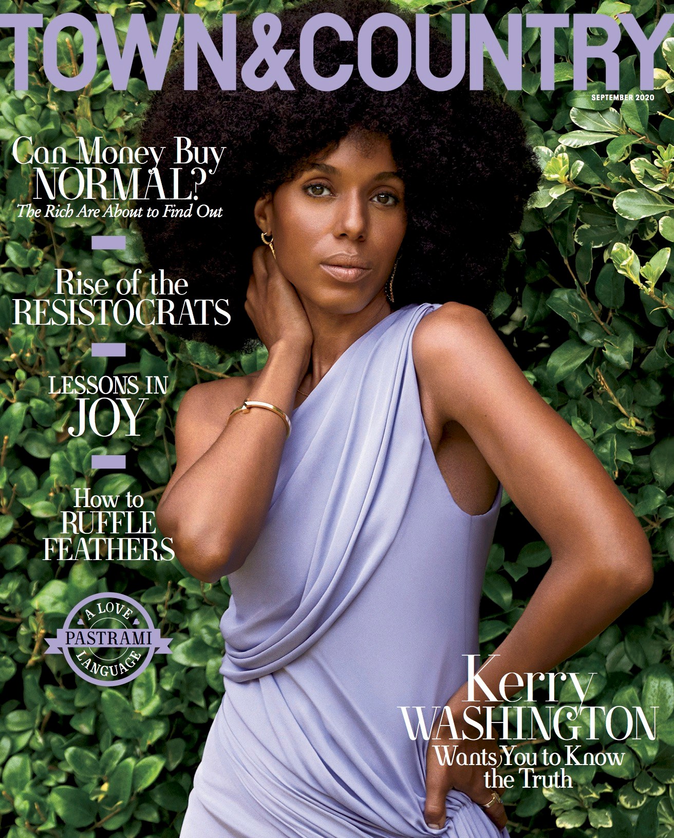 Kerry Washington Town & Country