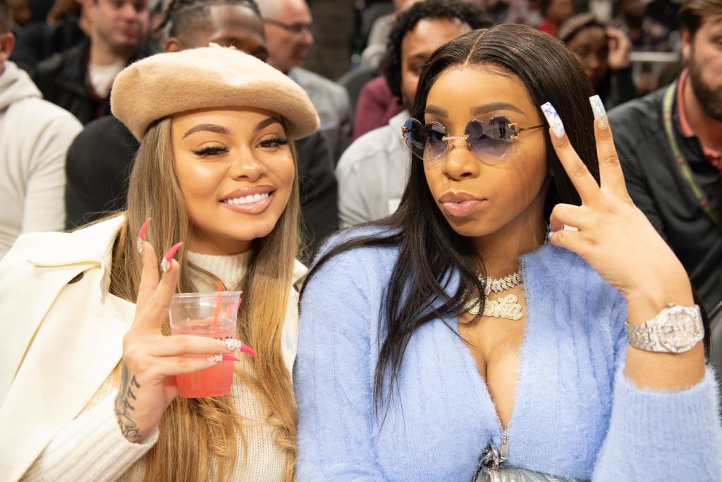 Celebrities Attend New Jersey Nets vs Atlanta Hawks