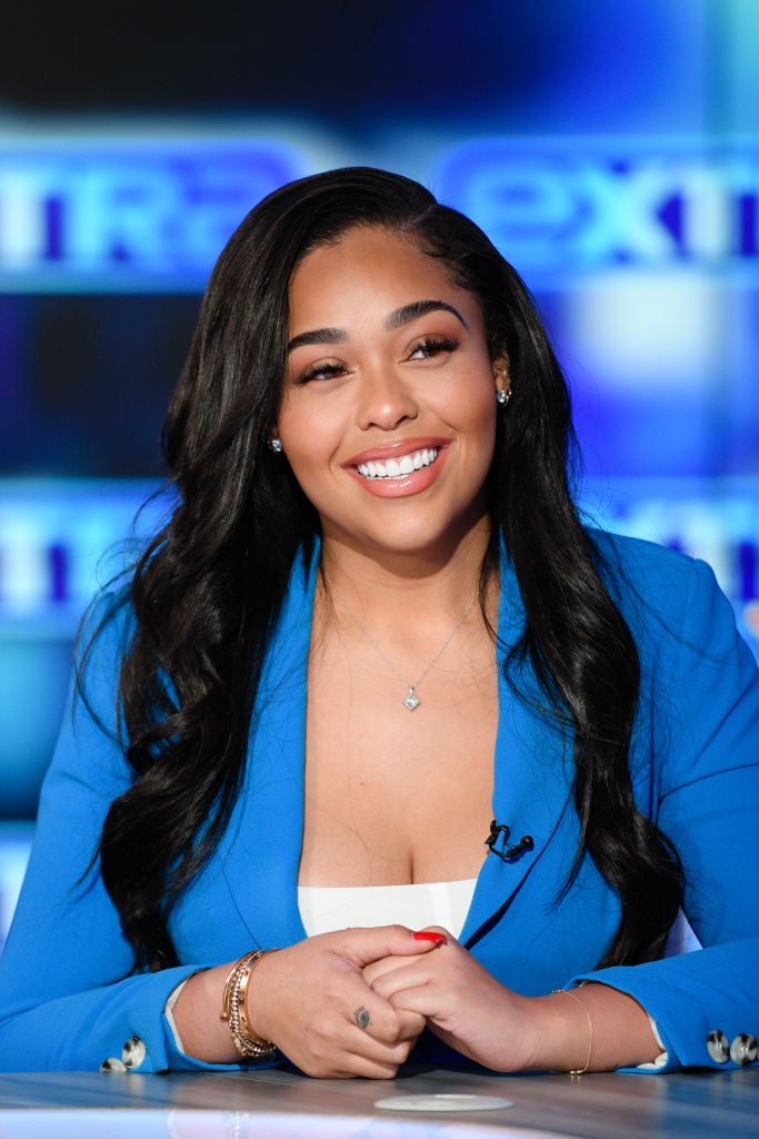Jordyn Woods Visits "Extra"