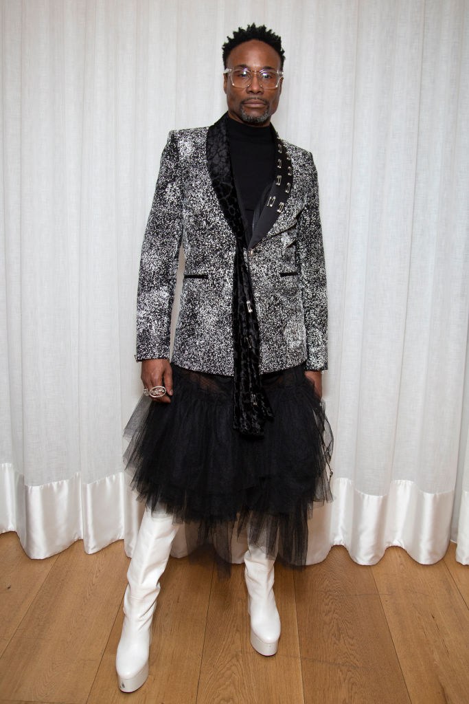 BILLY PORTER AT THE MATTY BOVAN SHOW DURING LONDON FASHION WEEK, 2020
