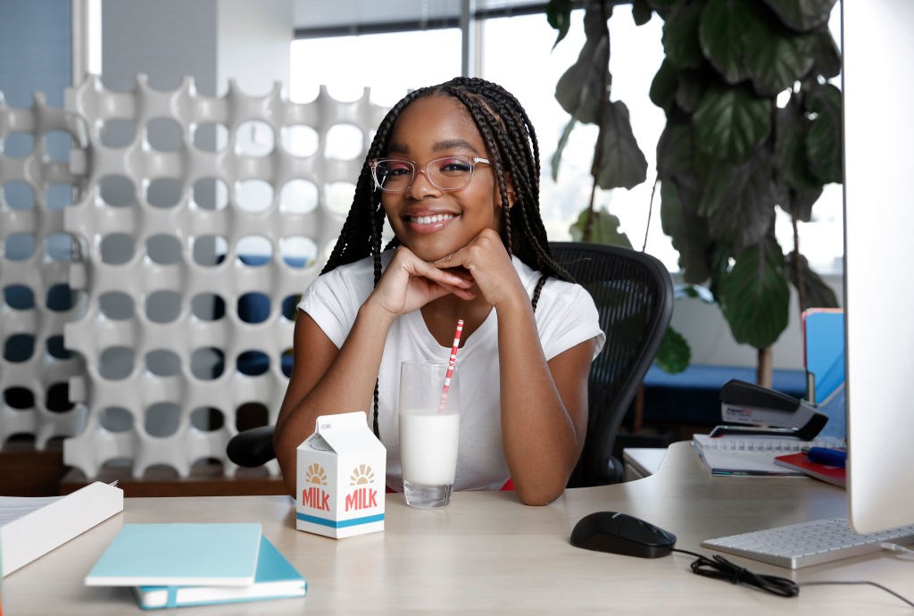 "Black-ish" Star Marsai Martin Joins the Creators of got milk? to celebrate Kids' Unique Take on Current Events with the Launch of "Glass Half Full News" Video Series