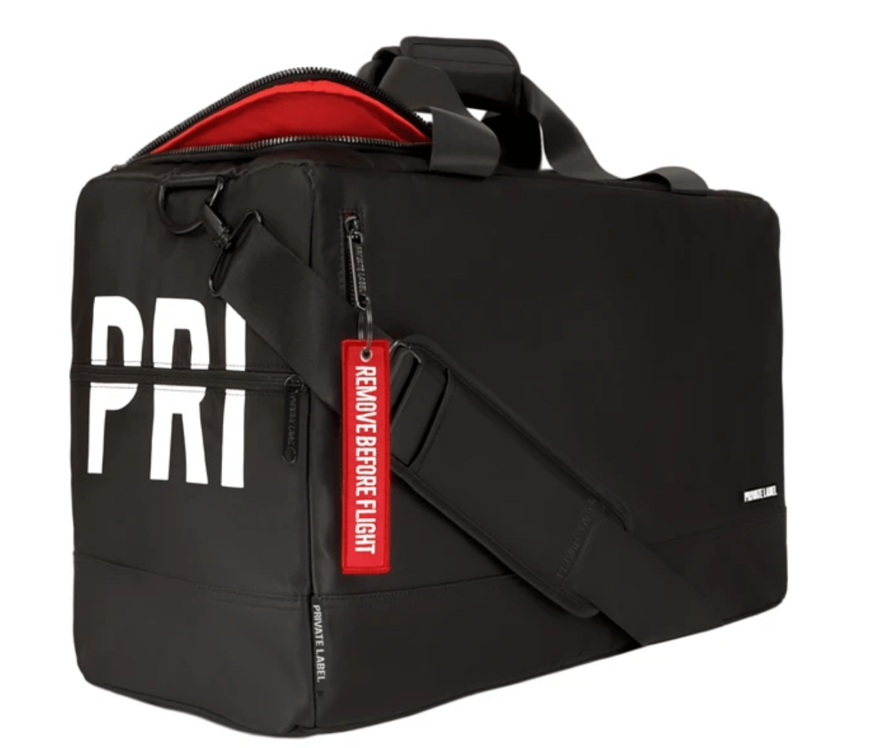 Private Label RED / BLACK - DUFFLE