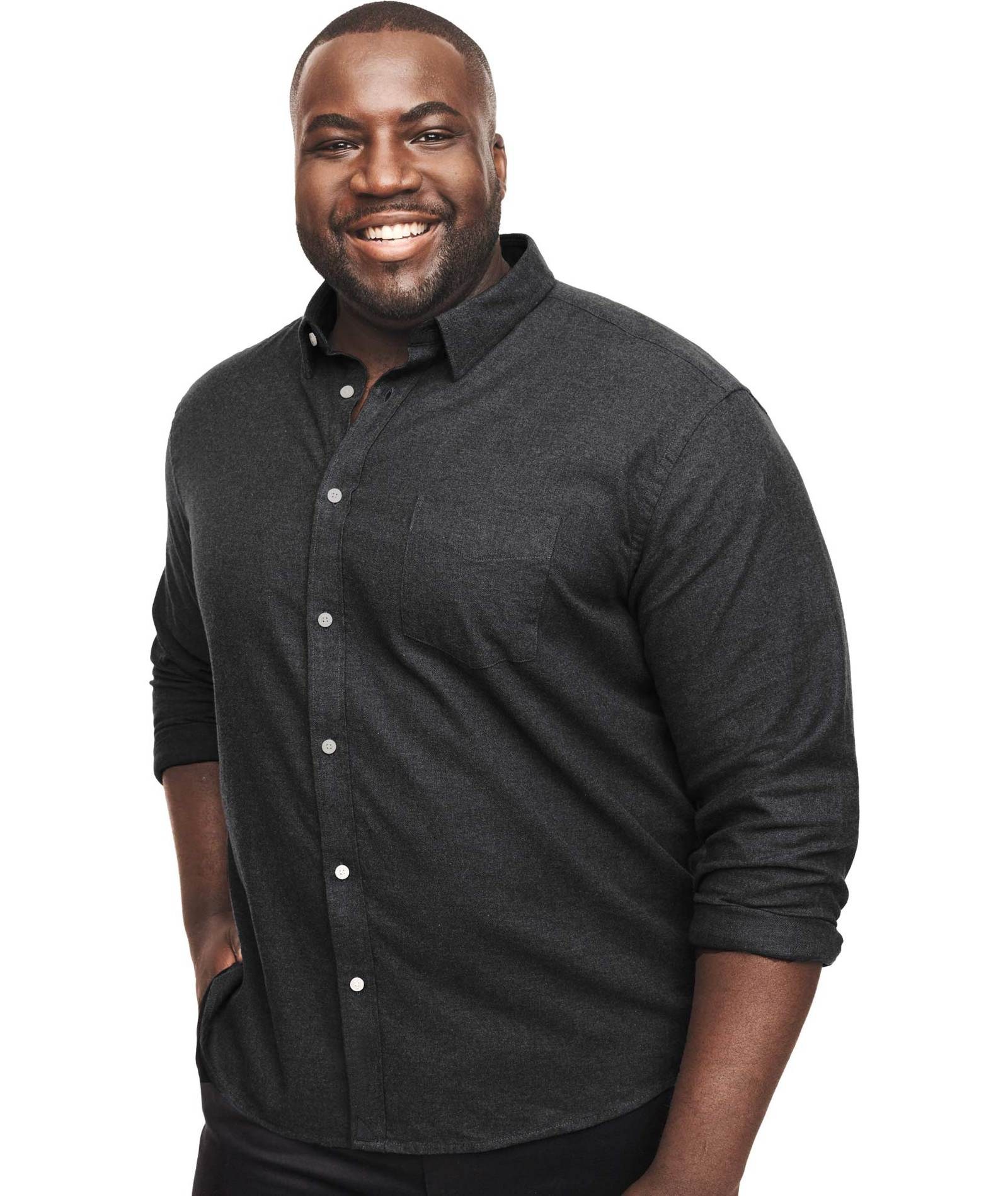 UNTUCKit Flannel Sherwood Shirt - Black
