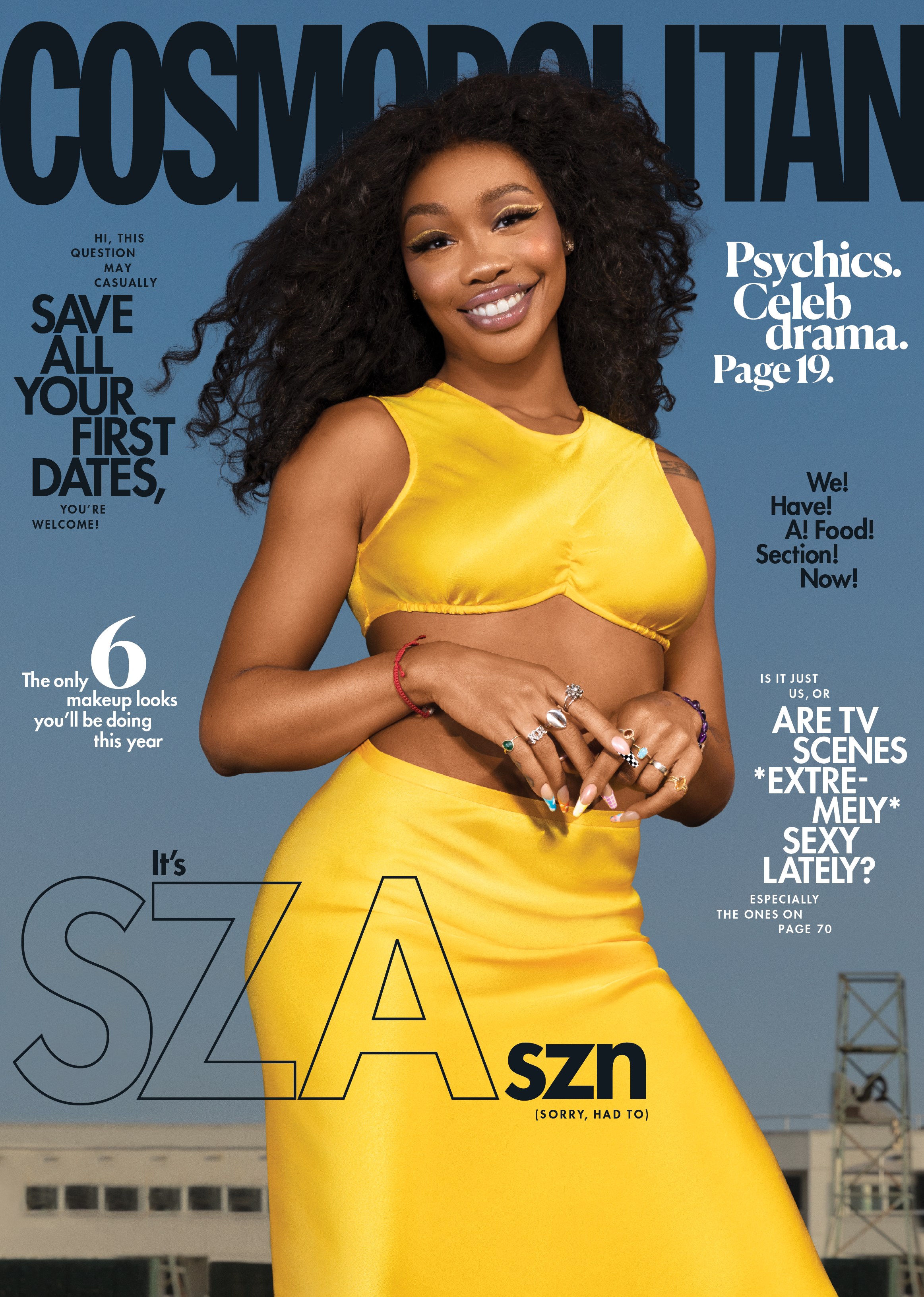 SZA Cosmopolitan Cover