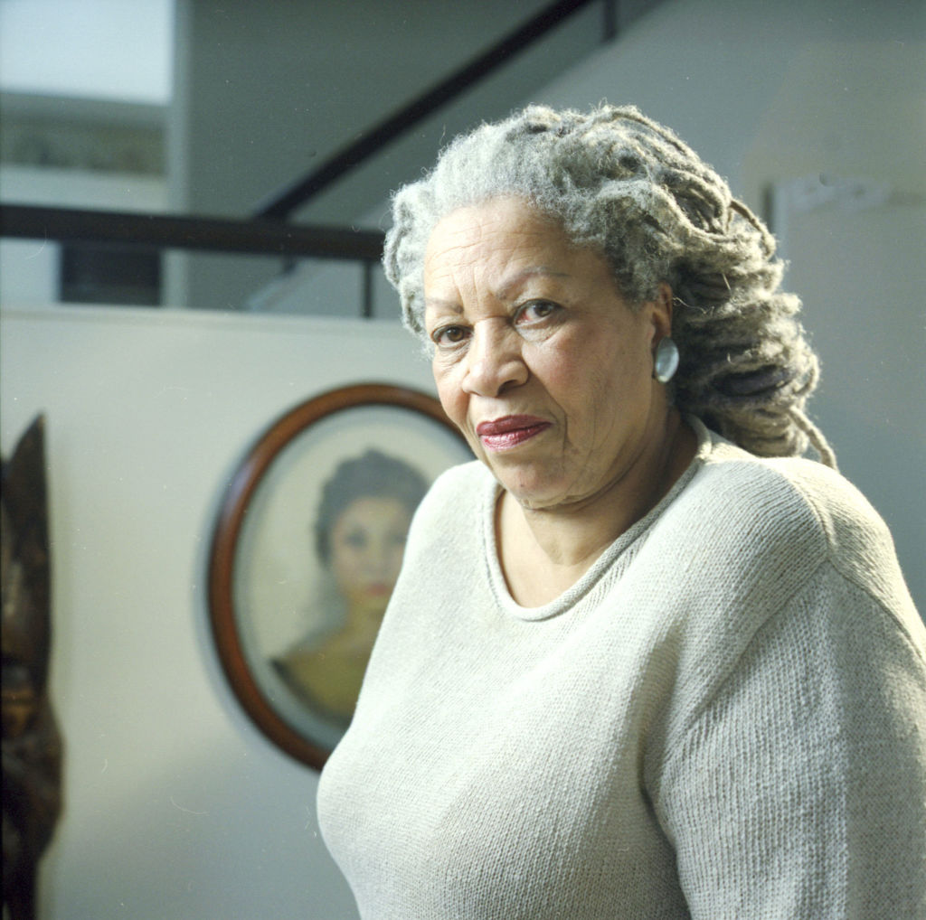 Toni Morrison Poses In Manhattan Apartment