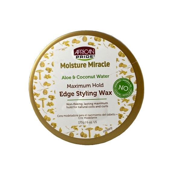 African Pride Maximum Hold Edge Styling Wax, $7