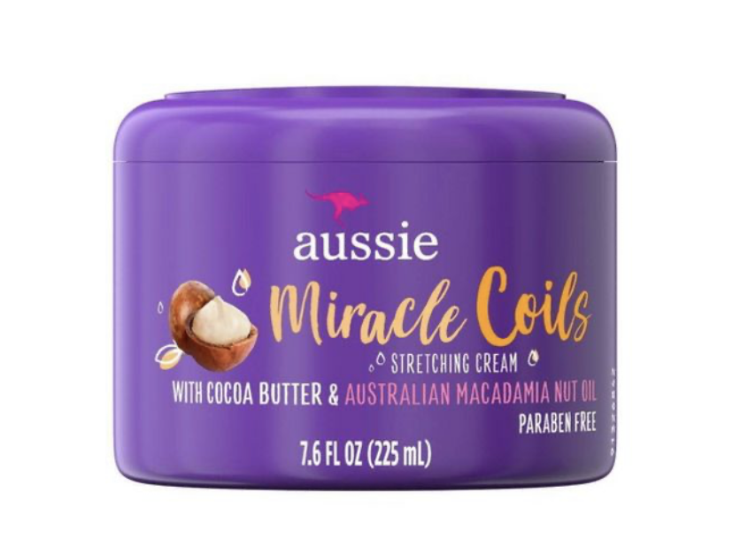 Aussie Miracle Coils Sulfate-Free Leave-In Stretching Balm with Cocoa Butter, $5.99