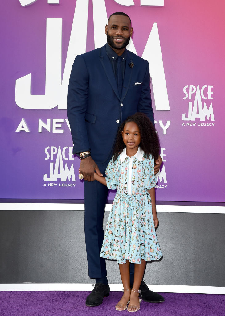 Lebron And Zhuri James