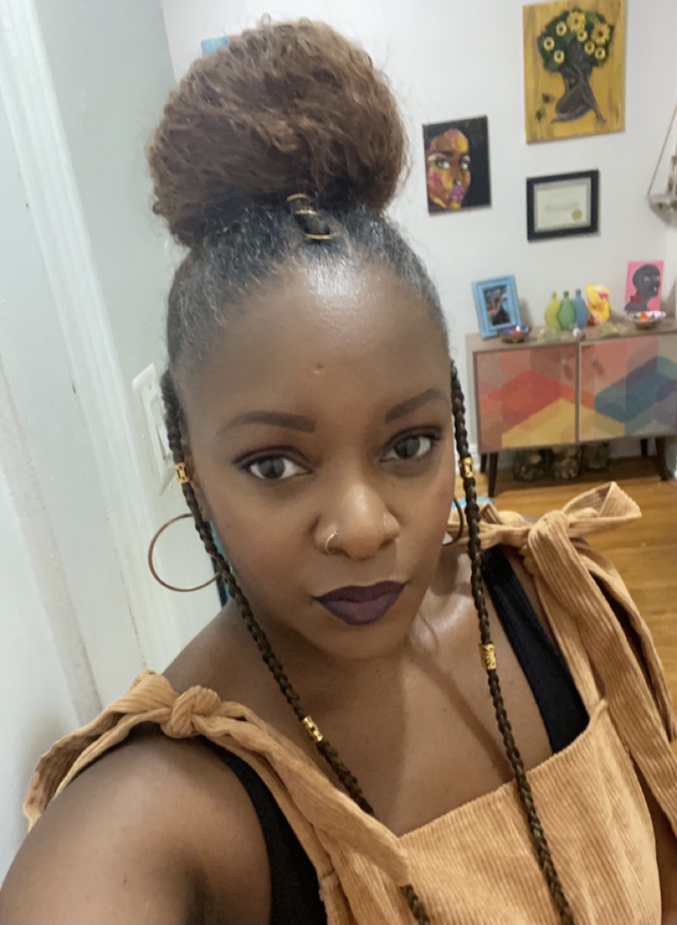 Full Bun with Braids