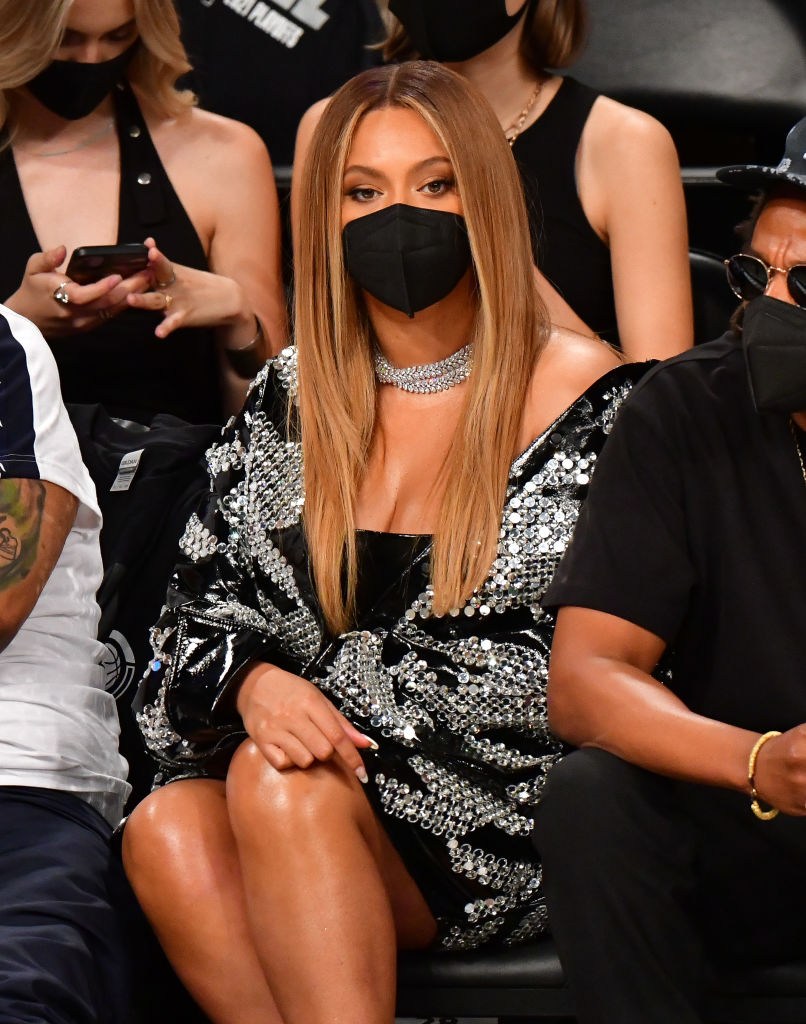 Celebrities Attend Brooklyn Nets v Milwaukee Bucks Game