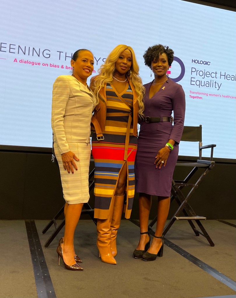 Mary J Blige Breast Cancer panel