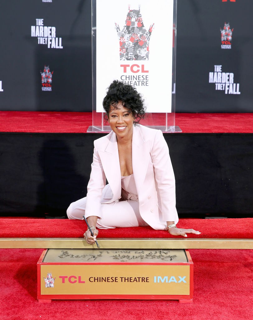 Regina King Hand And Footprint Ceremony