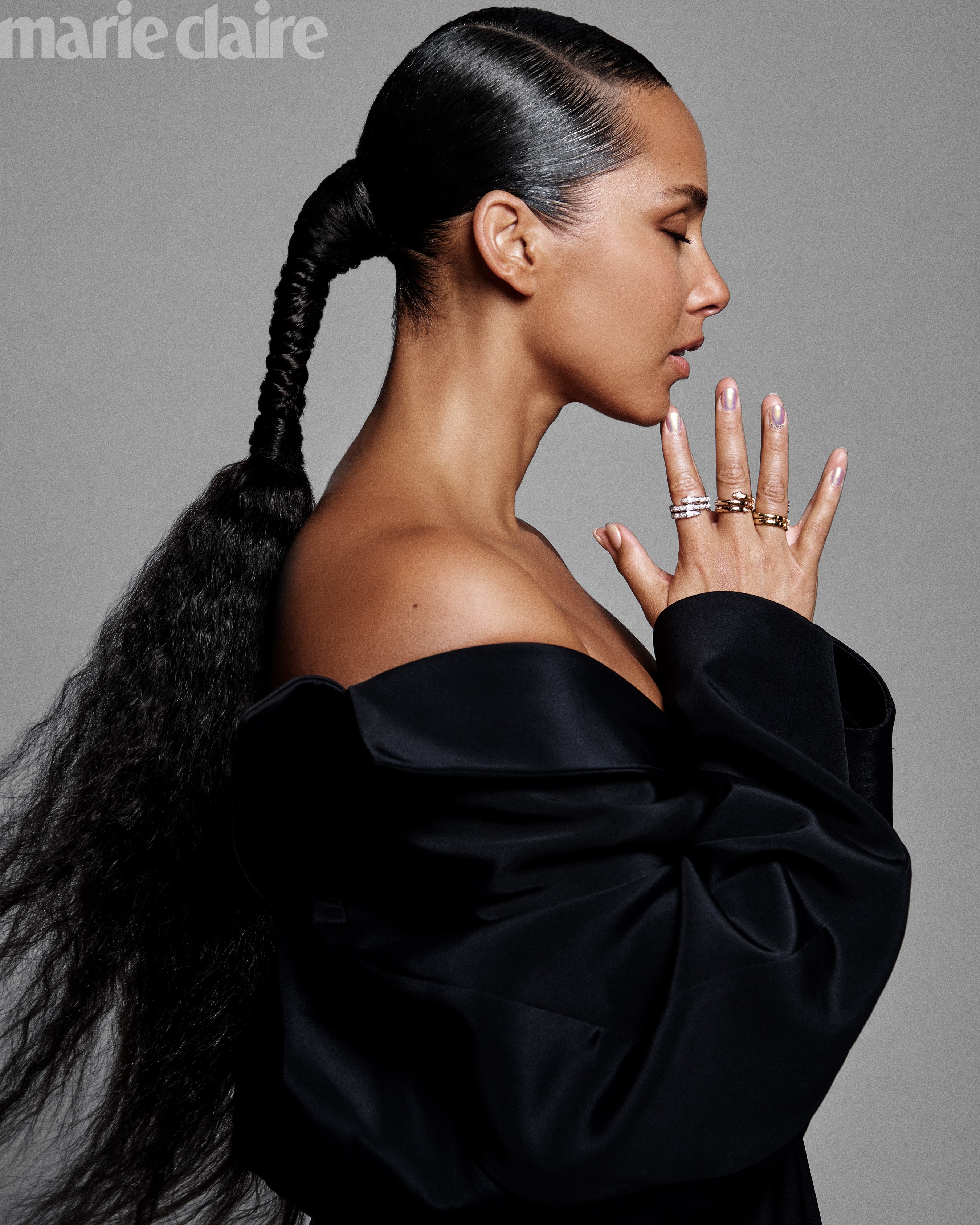Alicia Keys Marie Claire Magazine
