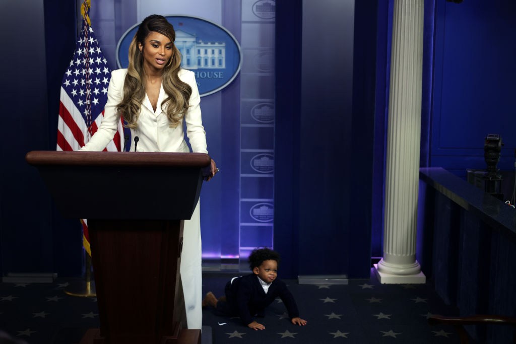 Ciara Visits The White House To Promote Vaccinations For Kids