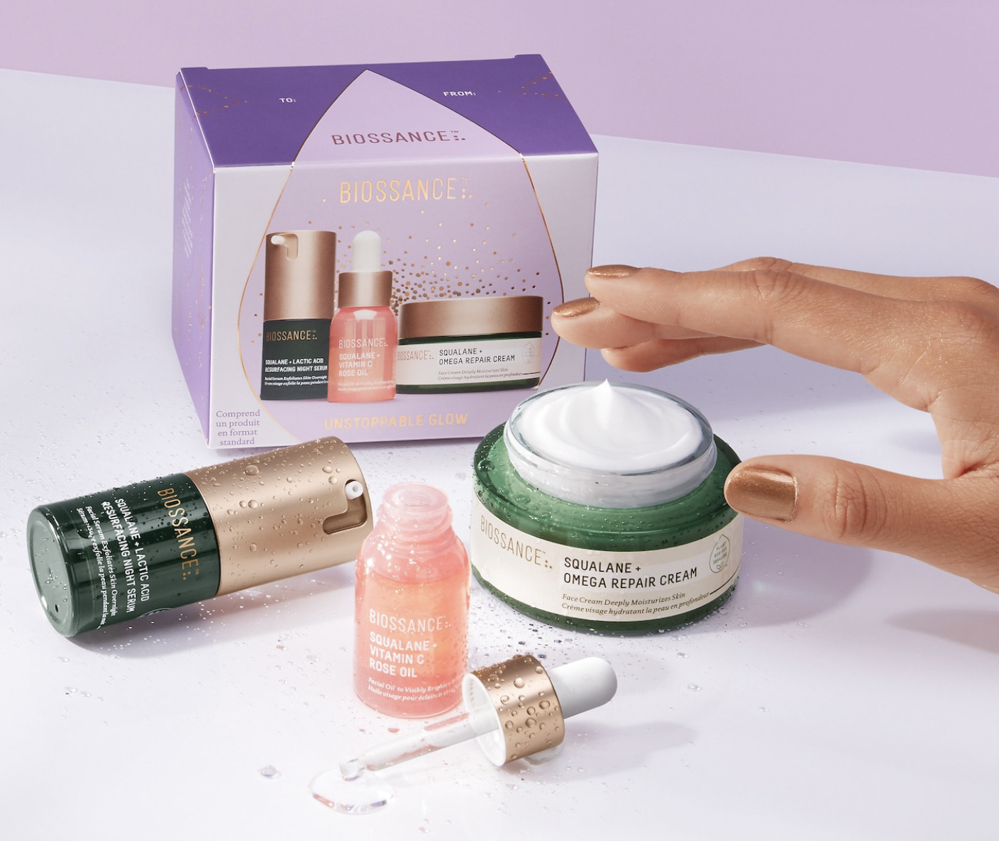 Biossance Unstoppable Glow Set