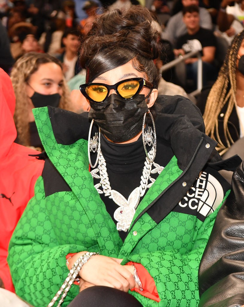 Celebrities Attend Chicago Bulls v Atlanta Hawks