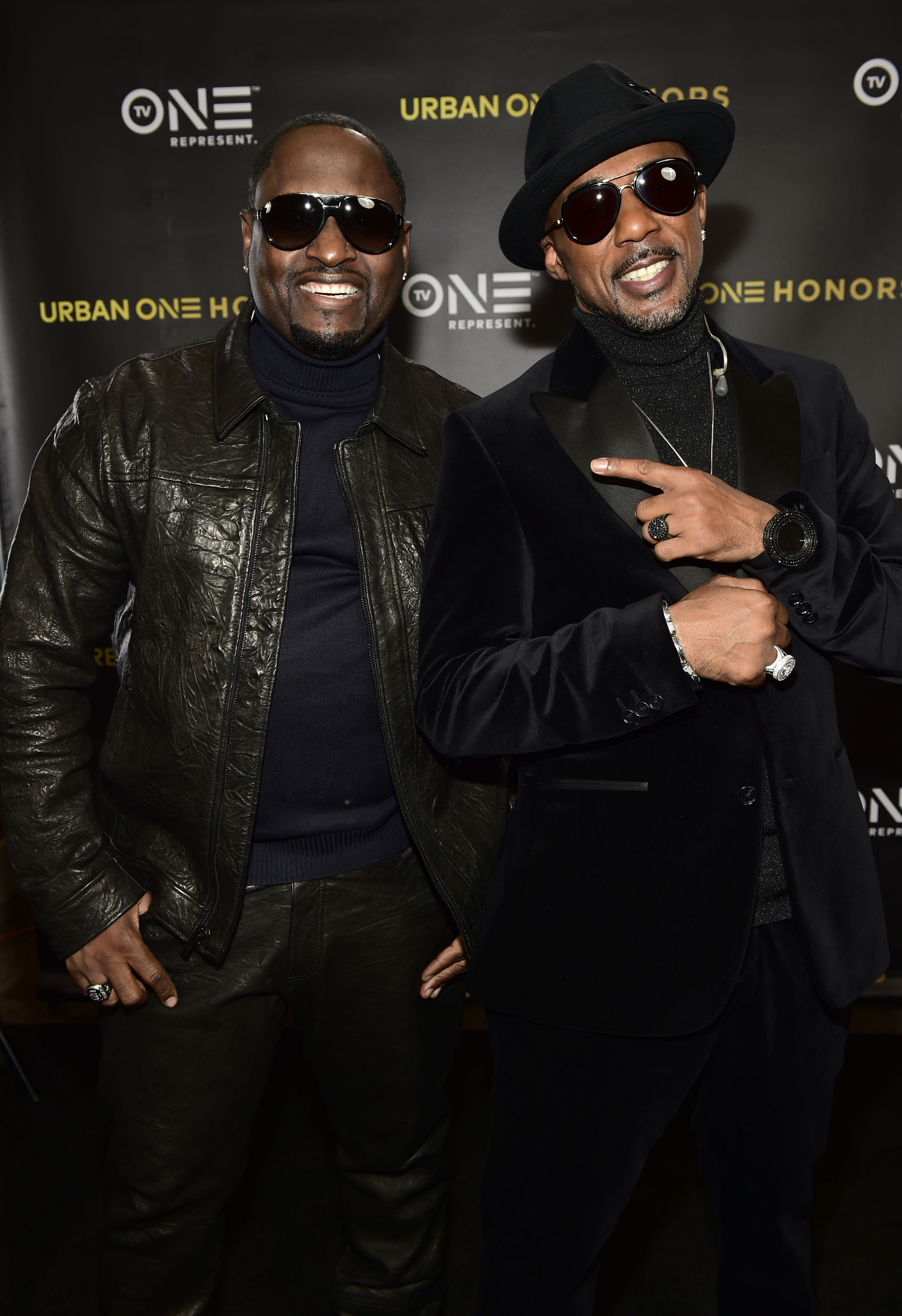 Johnny Gill and Ralph Tresvant at the Urban One Honors 2022