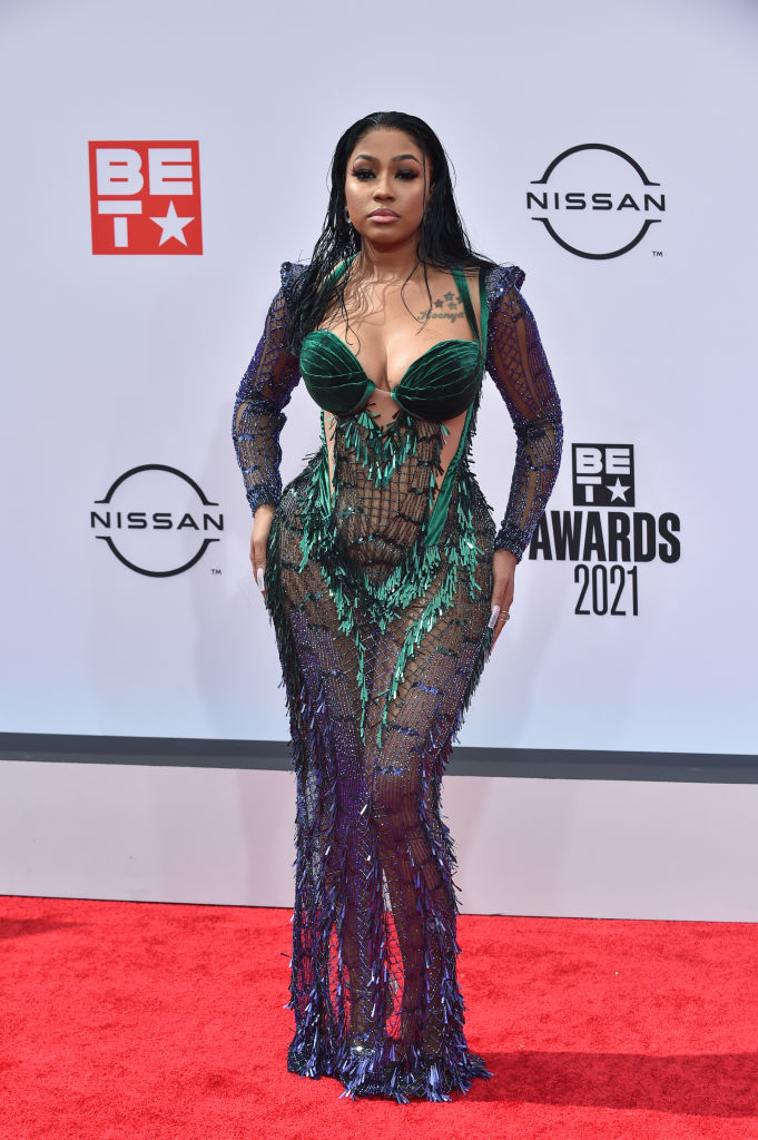 YUNG MIAMI AT THE BET AWARDS, 2021